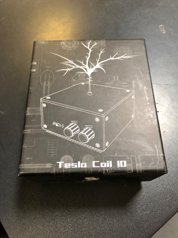 Photo 1 of Vastarry 10 Cm Solid State Music Tesla Coil Artificial Lightning Desktop Toy For unisex-adult Electric Power Wireless Transmission Model Science Experiment Tool