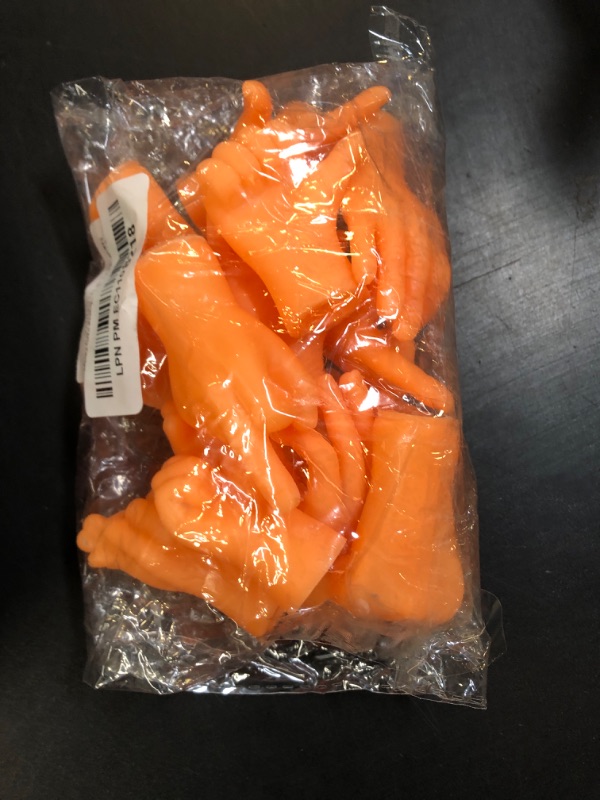 Photo 1 of 16 Pcs Tiny Finger Hands Mini Rubber Finger Puppets Realistic Little Hand Finger for Puppet Show Gag Performance Party Favors