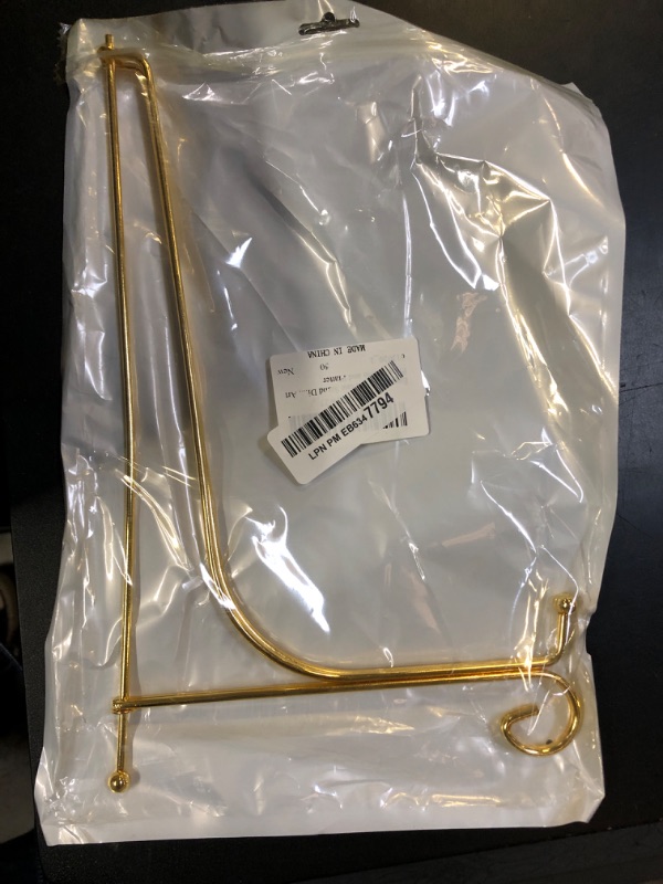 Photo 1 of EupHHonycs Plate Stand Display Folding Design 11.8 Inch Picture Stands for Tables Gold Anti-Slip Plate Holder Display Stand for Displaying for Book, Art Piece, Photo and Platter