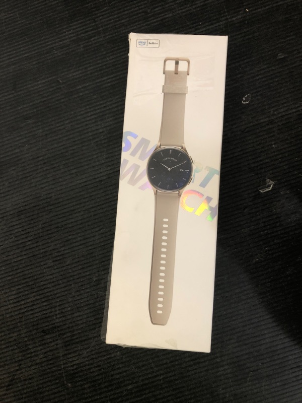 Photo 1 of kececo Smartwatch, Built-in Alexa, GPS, VO2 Max, HRV, Blood Oxygen, Sleep Monitoring, Women's Health, Custom Reminders, Sports Tracking, 1.32" AMOLED, Compass, Altimeter (Bluetooth, Gold, 43mm)