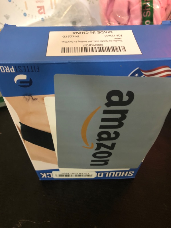 Photo 1 of Fittest Pro Shoulder Ice Pack Wrap, HSA or FSA Eligible, Reusable Cold Therapy Wrap for Tendonitis, Swelling, Rotator Cuff, and Recovery