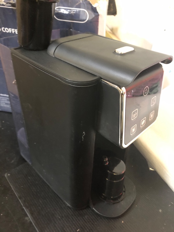 Photo 1 of SHARDOR Single Serve Coffee Maker 2.0, Hot and Iced Coffee Machine for K Cup Pods & Ground Coffee, 6 to 14 oz Brew Sizes, 50 oz Removable Water Tank, Bold Brew Setting, Stainless Steel, Black