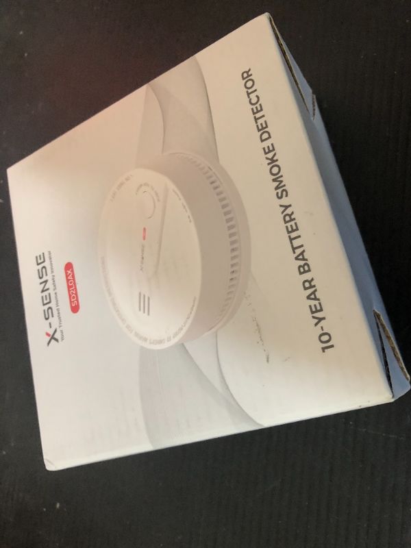 Photo 1 of X-Sense  Detector, 10-Year Battery Smoke Fire Alarm with Photoelectric Sensor, LED Indicator & Silence Button, 1-Pack