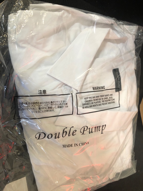 Photo 1 of Double Pump Big and Tall Dress Shirts for Men Long Sleeve Business Casual Solid Button Down Shirts from  (S278,5XLT)