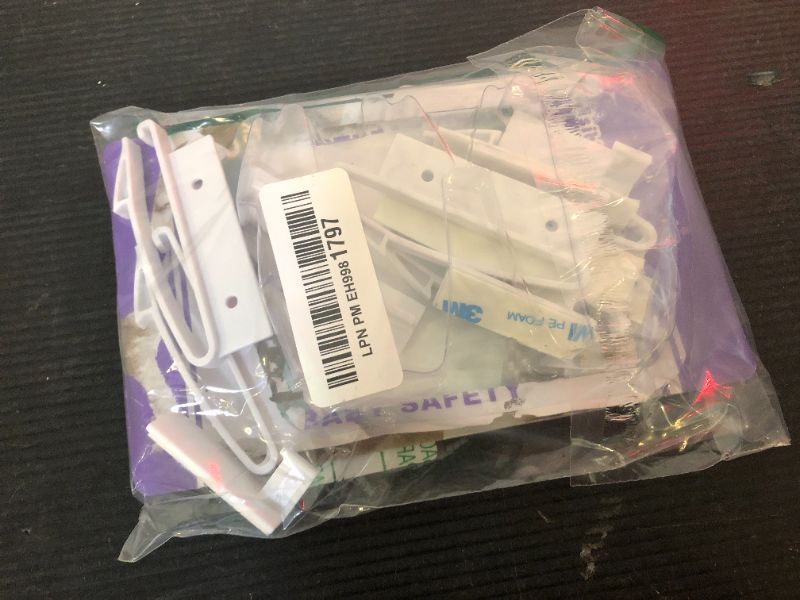Photo 1 of Coolrunner Child Safety Drawer Locks, 8 Pack Safety Invisible Drawer Latches with Strong Adhesive for Baby Care,Only fit for Some Drawer, Please See Below Before Buying
