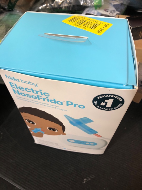 Photo 1 of Frida Baby Electric NoseFrida Pro Nasal Aspirator for Baby, Hospital Grade Suction, Nose Sucker for Baby & Toddler, Nasal Aspirator for Congestion Relief, 5 Suction Levels, 2 Tips, Cordless with Case