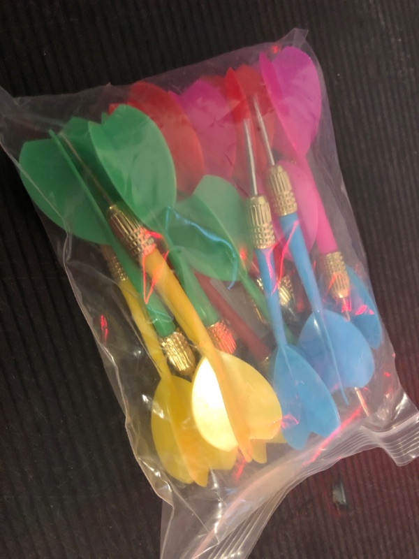 Photo 1 of interbusiness BBstep Steel Tip Dart Colorful Dart 15pcs 6g Assorted Color.