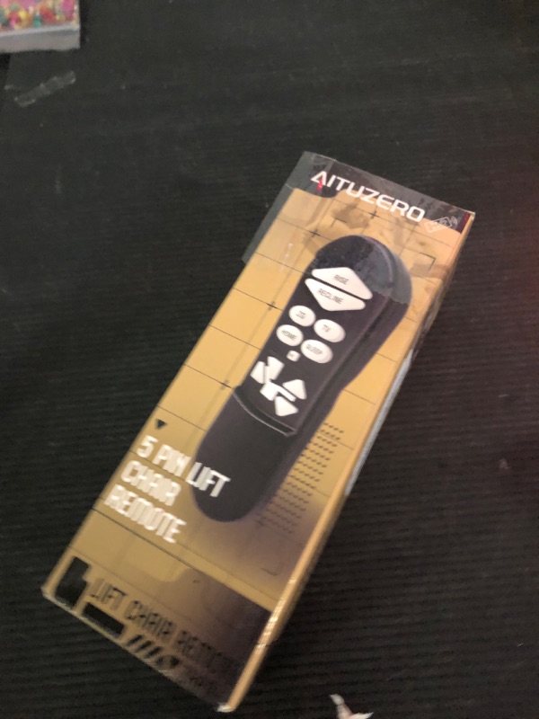 Photo 1 of ZKAD-5 5 Pin Lift Chair Remote Only Fit for 2 Motors Golden and Ultra Comfort Chairs with 11 Button(Include SIT or Home, Not Twilight) Remote, Recliner Hand Control Part 5-Years Free Replacement