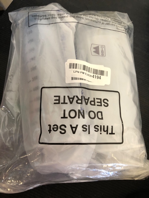 Photo 1 of BBTO 2 Pieces Large Plastic Syringe with Tube 40 Inch Handy Plastic Tubing and Connections for Scientific Lab,Glue Dispensing,Watering,Refilling,Feeding and Measuring(500 ML)