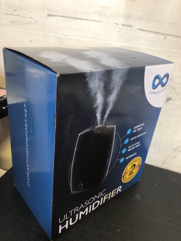 Photo 1 of Everlasting Comfort Cool Mist Humidifiers for Bedroom 6L - Humidifier Large Room No-Filter, Quiet Air Humidifier for Plants, Baby, Allergies, Dry Skin, Congestion, 50 Hr Run Time, Easy Clean