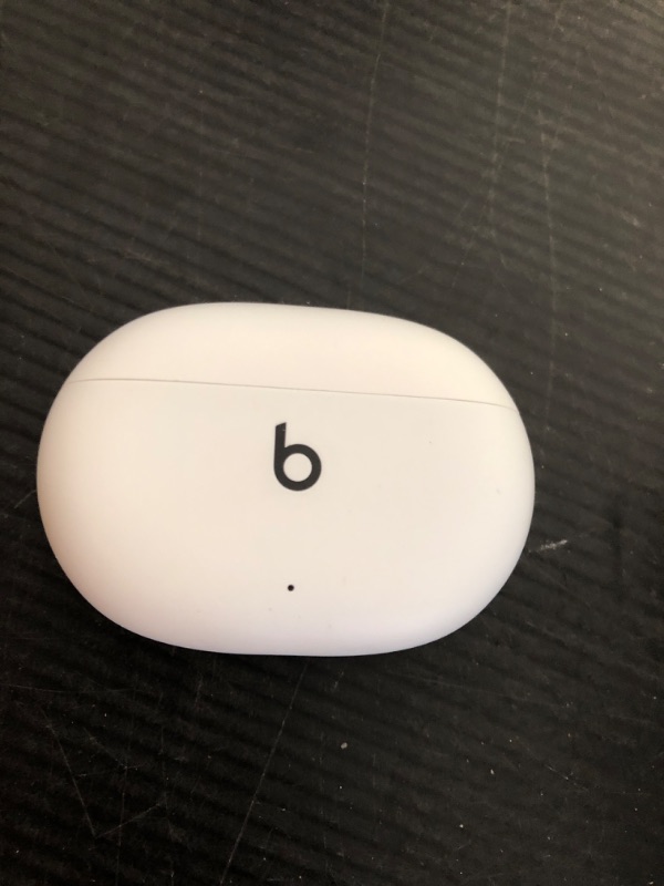 Photo 1 of Beats Studio Buds - True Wireless Noise Cancelling Earbuds - Compatible with Apple & Android, Built-in Microphone, IPX4 Rating, Sweat Resistant Earphones, Class 1 Bluetooth Headphones - White