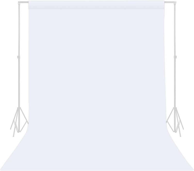 Photo 1 of TRLYC White Photography Backdrop - 5 x 7 FT White Backdrops for Photoshoot Background Screen for Photo Backdrop Video Photography Studio Photo Backgrounds...

