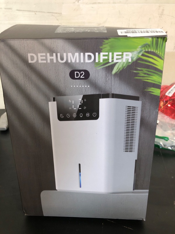 Photo 1 of Dehumidifiers for Home 2200ml,Dehumidifier for Bedroom with 7 Colors LED Lights, Small Dehumidifier for Home Damp