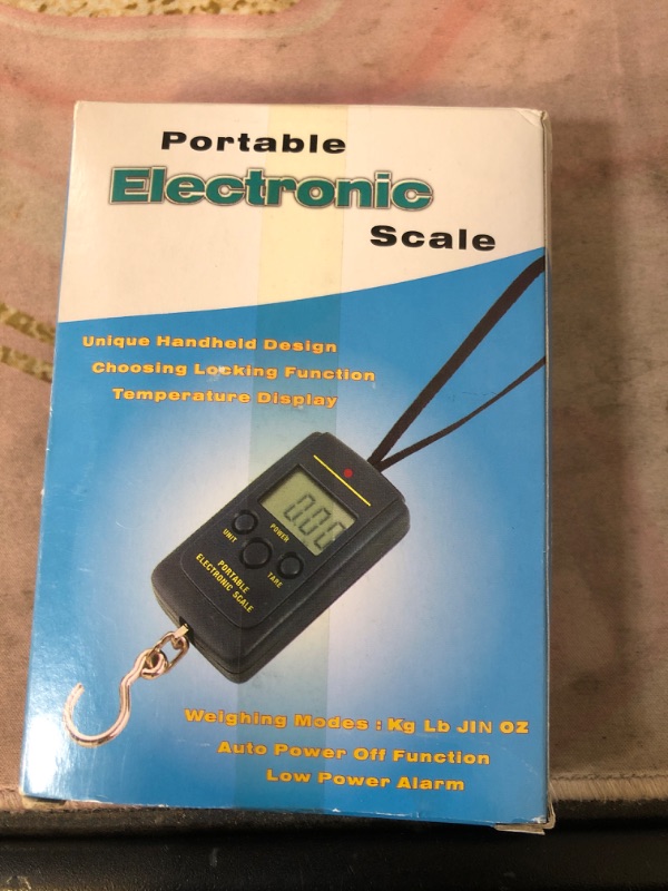 Photo 1 of IRDFWH Durable Pocket Scale 20g-40Kg Digital Electric Hanging Luggage Fishing Weight Scale LCD Display Scales