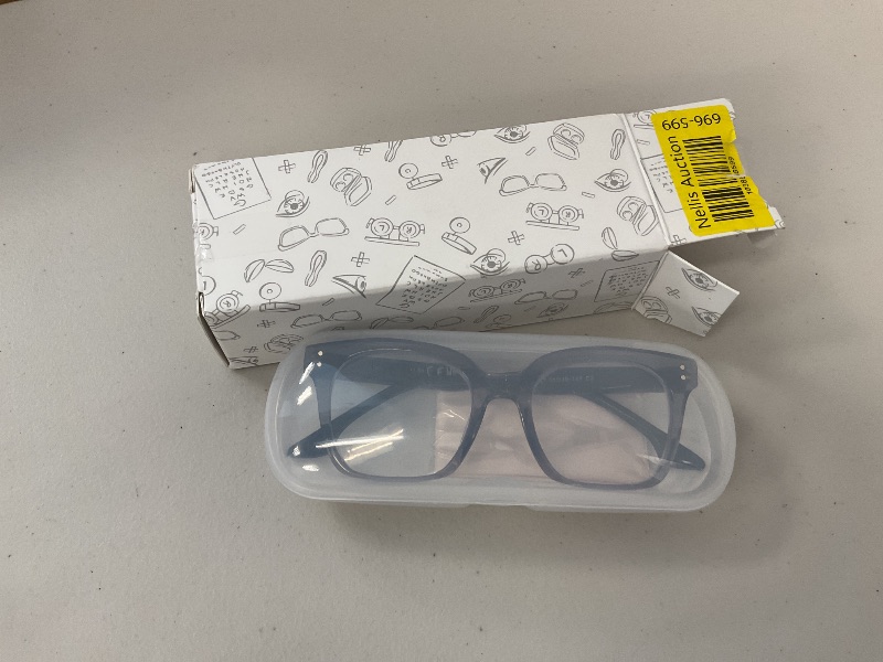 Photo 1 of ZESAKER Progressive Multifocus Reading Glasses for Women Men Oversized Anti Blue Light Blocking Readers Square Eyeglasses (Grey, 1.5)