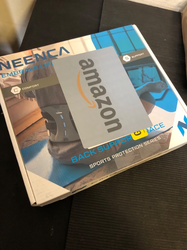 Photo 1 of NEENCA Lower Back Brace for Lower Back Pain Relief, Medical Grade Lumbar Support Belt for Women Men, Herniated Disc,Lumbar Strain,Sciatica, Scoliosis (Black, Small)