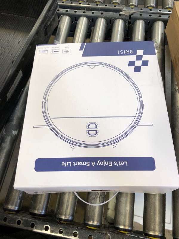 Photo 1 of SHELIKI Robot Vacuum and Mop, 2-in-1 Robotic Vacuums Cleaner with Smart Max Strong Suction, WiFi/App/Alexa Voice Control, Obstacle Avoidance, for Pet Hair, Carpets and More