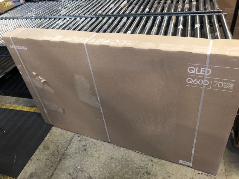 Photo 1 of SAMSUNG 70-Inch Class QLED 4K Q60D Series Quantum HDR Smart TV w/Object Tracking Sound Lite, Motion Xcelerator, Slim Design, Gaming Hub, Alexa Built-in (QN70Q60D, 2024 Model)