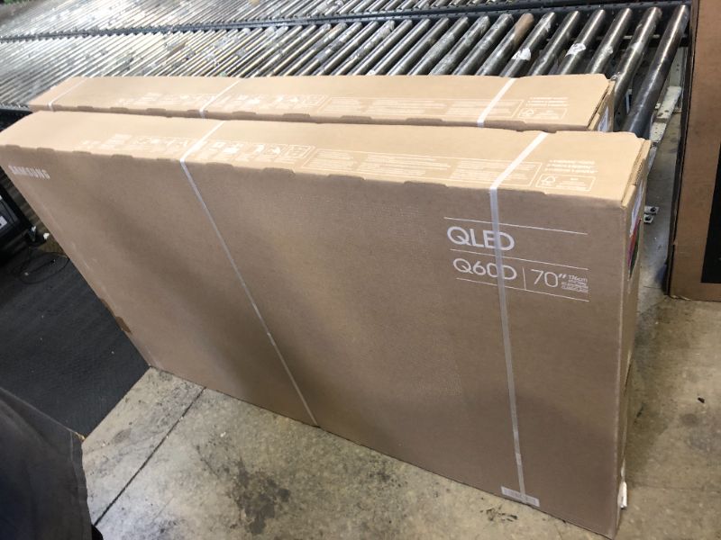 Photo 1 of SAMSUNG 70-Inch Class QLED 4K Q60D Series Quantum HDR Smart TV w/Object Tracking Sound Lite, Motion Xcelerator, Slim Design, Gaming Hub, Alexa Built-in (QN70Q60D, 2024 Model)