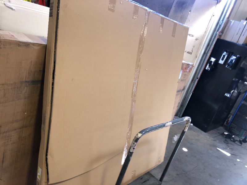 Photo 1 of Flash Furniture Kathryn 5-Foot Round Granite White Plastic Folding Table, Commercial Grade Round Table for 8 Guests