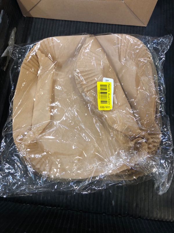 Photo 1 of MAXTBEE 10 Inch Air Fryer Paper Liners, 150Pcs Air Fryer Liner Disposable, Oil-Proof & High-Temperature Resistant Parchment Baking Paper for Air Fryer, Microwave and Oven?Bottom Is 9 Inch?