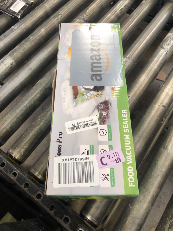 Photo 1 of Automatic Food Vacuum Sealer Machine | Beelicious Pro 80KPa 8-In-1 Food Vacuum Saver with Starter Kits | 15 Bags, Pulse Function, Moist & Dry Mode and External VAC for Jars and Containers