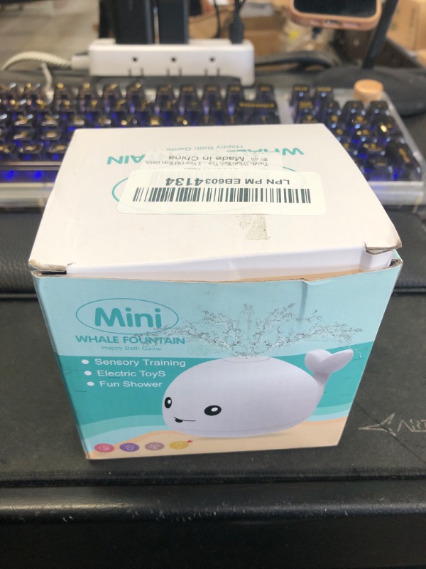 Photo 1 of Toddla Whale Bath Toy Sprinkler - Light Up Bath Toys for Kids Ages 1-3 | Infant Baby Toys 6-12-18 Months | Toddler Bathtub Pool Water Table Toys | 1 2 3 Year Boys Girls Gifts | 1st Birthday Gifts