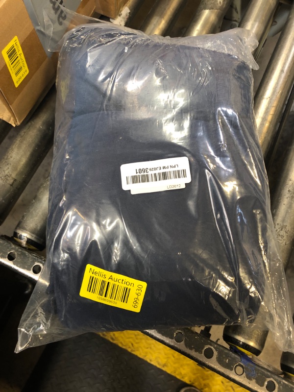 Photo 1 of BDDC Table Skirts for Rectangle Tables 6ft - 2 Pack One-Piece Navy Blue Tablecloths and Skirt, Wrinkle Resistant Ruffles Elastic Cover for Banquets, Weddings, Events, Parties