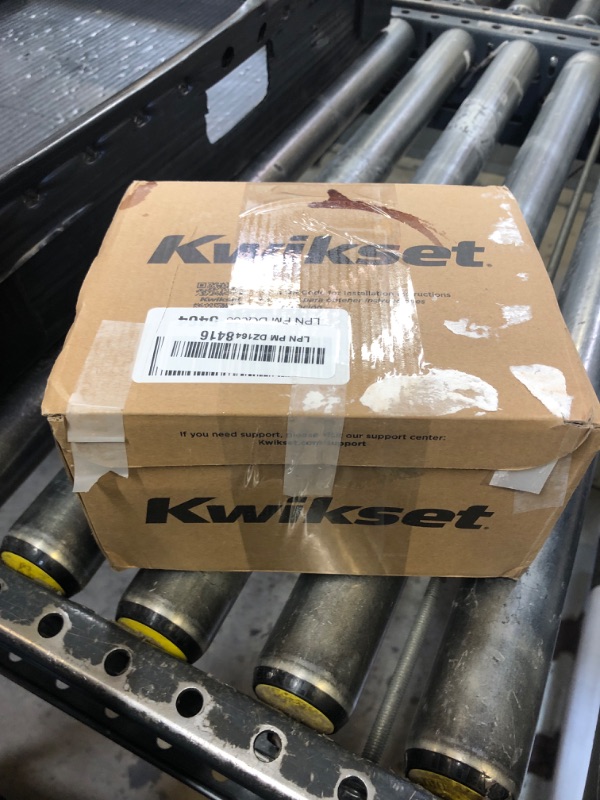 Photo 1 of Kwikset Prava Interior Passage Door Knurled Handle, Lever for Closet and Hallway Doors, Reversible Non-Locking Handle Lever, Satin Brass, with Microban Protection