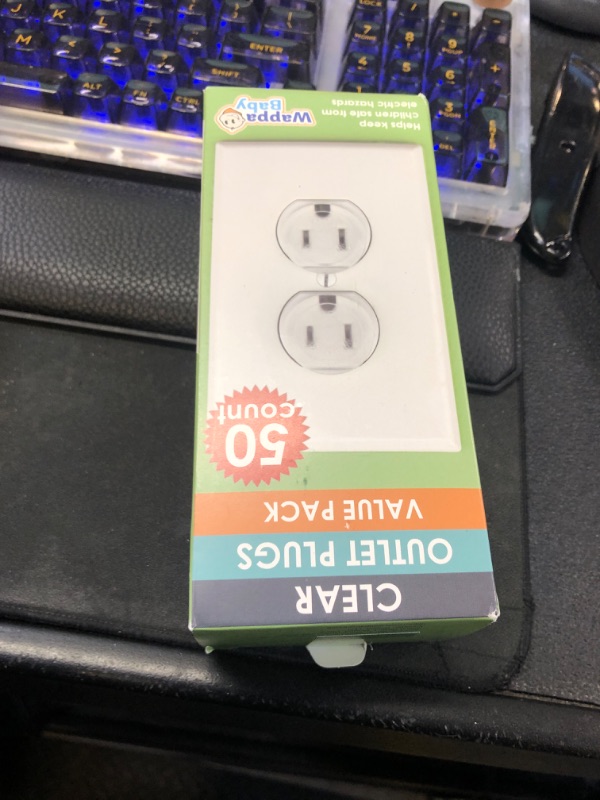 Photo 1 of Clear Outlet Covers (50 Pack) Value Pack – Baby Safety Outlet Plug Covers – Durable & Steady – Child Proof Your Outlets Easily