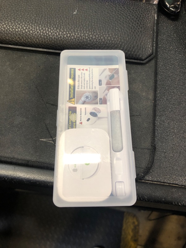 Photo 1 of 4 Pairs Replacement Ear Tips for AirPods Pro 2nd/1st Generation with Portable Storage Box & Cleaner Pen,Noise Reduction Holewith & Built-in dust Guard Screen,Silicone Ear Tips for AirPods Pro (White)