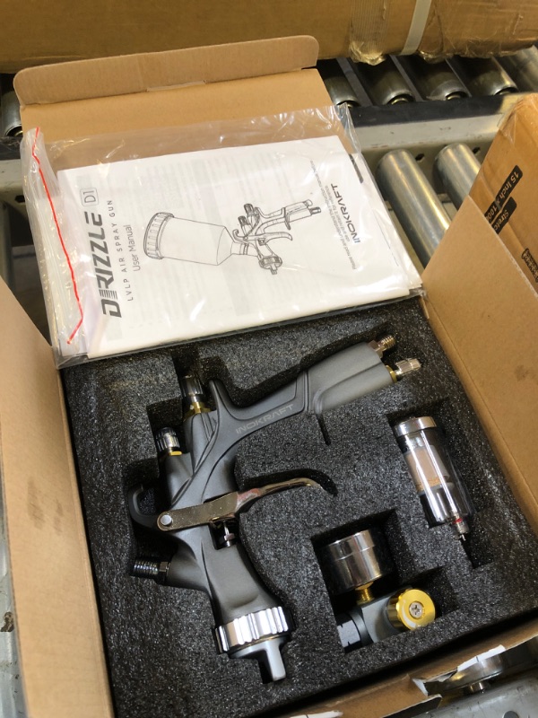 Photo 1 of InoKraft D1 LVLP Air Spray Gun Premium Kit, Easy to Use, Paint Gun for Cars & House DIY Painting, 1.3/1.5/1.7mm Nozzles, with Paint Sprayer Accessories