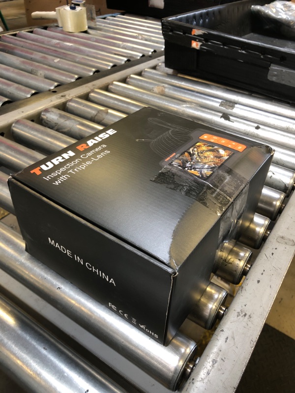 Photo 1 of Triple Lens Sewer Inspection Camera, 50FT Semi-Rigid Cable, 5" IPS Screen Industrial Borescope, IP67 Pipe Snake Camera, 32G Storage Card, Carrying Case