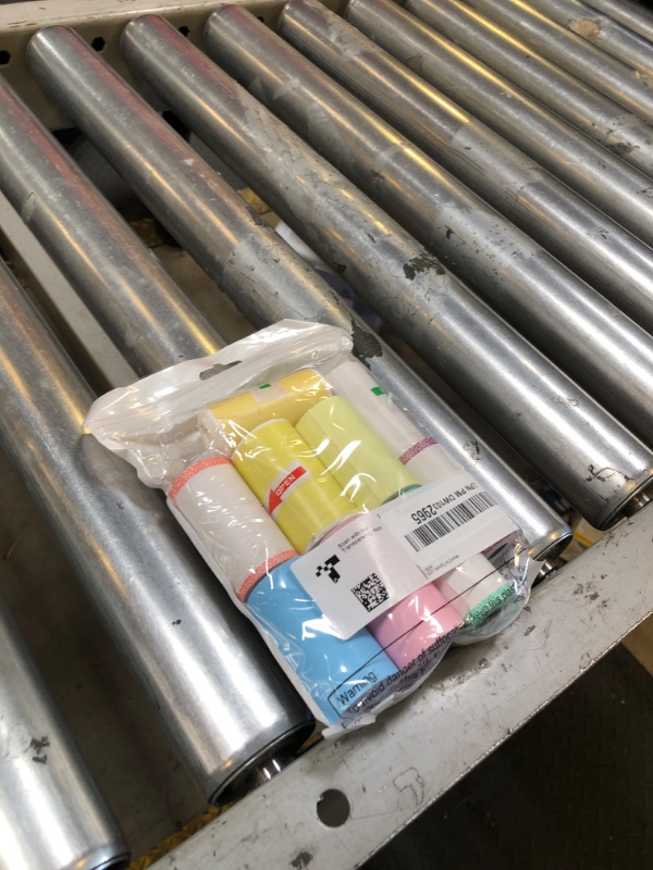 Photo 1 of 9 Rolls of Thermal Printer Paper Just 3 Rolls of Adhesive 57 X 30 mm Mini Printing Paper Rolls Printable Stickers Compatible with P1 Mini Printer PeriPage A6 Series Printer(Classic Color, 9 Rolls)
