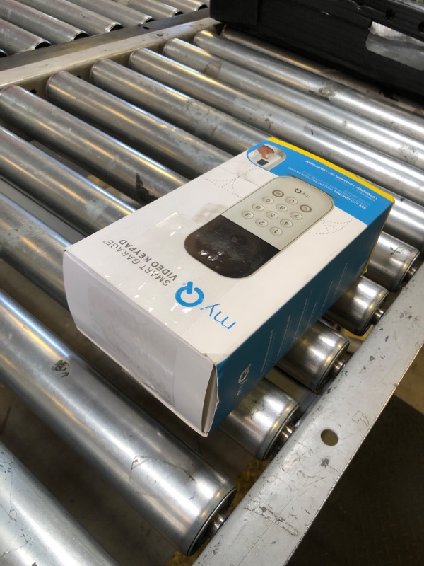Photo 1 of myQ Smart Garage Door Video Keypad with Wide-Angle Camera,Customizable PIN Codes,and Smartphone Control–Take Charge of Your Garage Access Works with Chamberlain, LiftMaster and Craftsman openers,White
