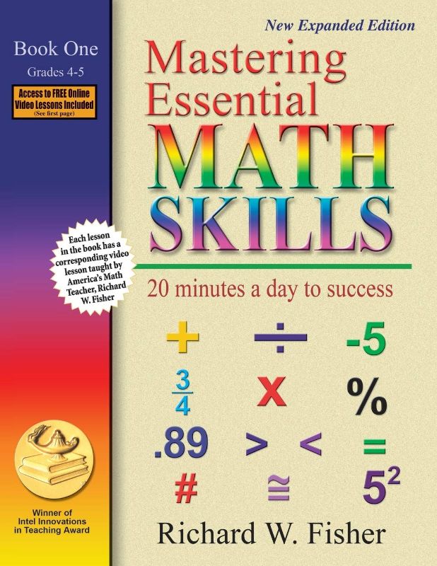 Photo 1 of Mastering Essential Math Skills: 20 Minutes a Day to Success, Book 1: Grades 4-5