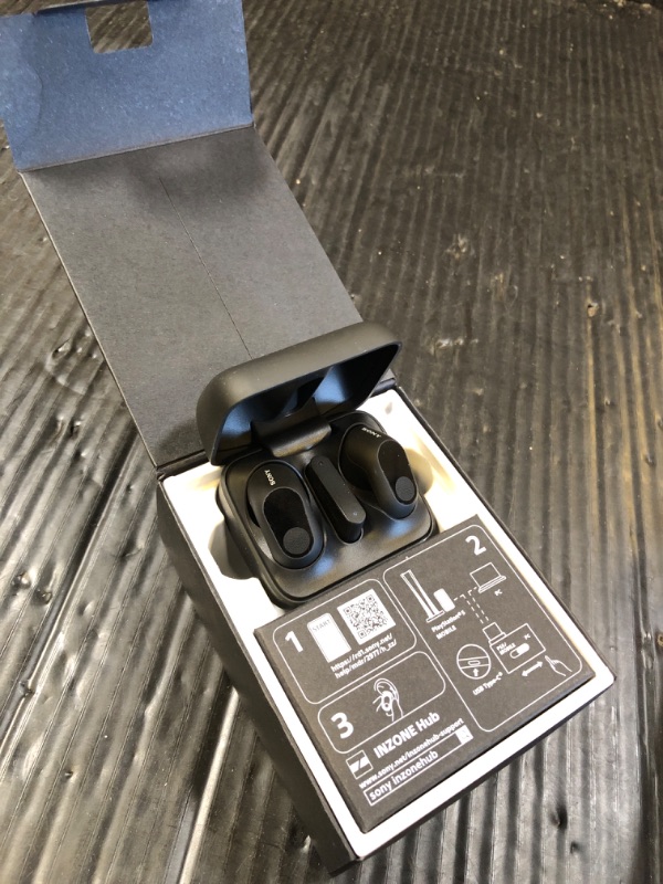 Photo 1 of Sony Inzone s Wireless Gaming Earbuds, Perfect for PlayStation® 5, for PC/PS5/Switch/Mobile, 48Hr Battery with Case, Noise Canceling, 360 Spatial Sound, 2.4GHz USB-C Dongle, WF-G700N Black