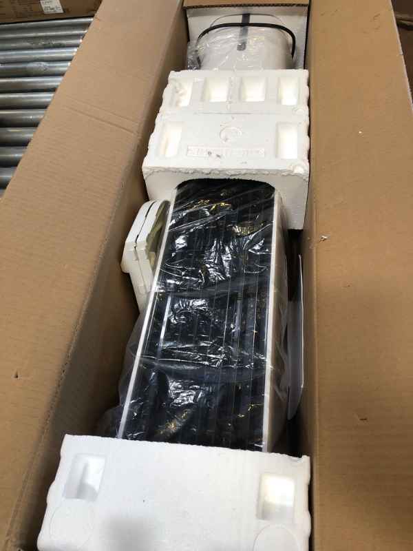 Photo 1 of Swamp Cooler, Evaporative Air Cooler With 4 Ice Packs and Remote, 80° Oscillation 3 Speeds 3 Modes, 41" Tower Fans that Blow Cold Air, Bladeless Fan for Bedroom Home Office