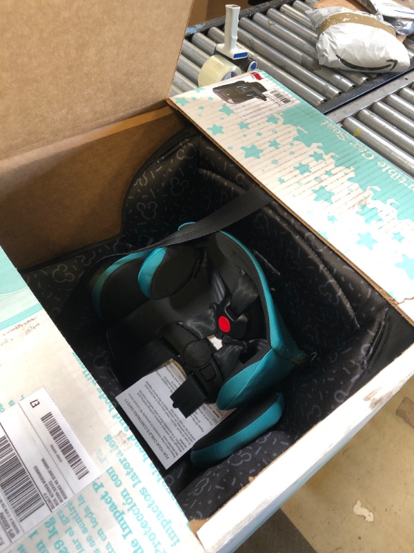 Photo 1 of Disney Baby Jive 2 in 1 Convertible Car Seat,Rear-Facing 5-40 pounds and Forward-Facing 22-65 pounds, Mickey Teal