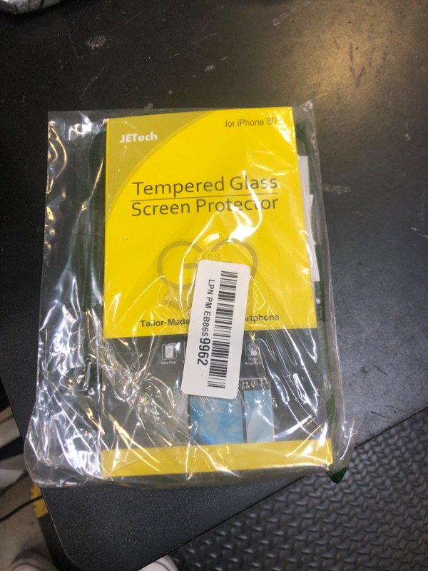 Photo 1 of JETech Screen Protector for iPhone 7/8, 4.7-Inch, Tempered Glass Film, 2-Pack