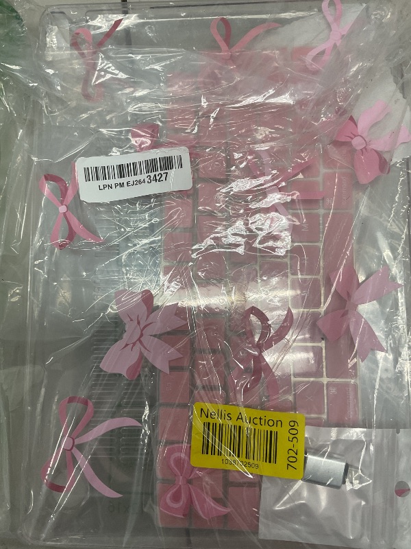 Photo 1 of Teryeefi Case for MacBook Air 13.6 inch M4 M3 M2 2025 2024 2023 2022 Released Model A3240 A3113 A2681, Design Protective Hard Shell Cover for MacBook Air M3 M2 13 inch, Cute Pink Bows