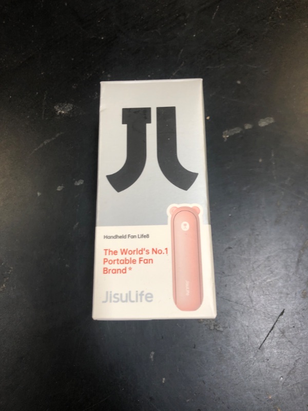 Photo 1 of JISULIFE Handheld Mini Fan, 3 IN 1 USB Rechargeable Portable Fan [12-19 Working Hours] with Power Bank, Flashlight, Pocket Design for Travel/Summer/Concerts/Lash, Gifts for Women (Pink)