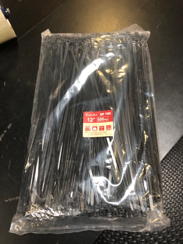 Photo 1 of 12'' INCH ZIP TIES 500 PCS