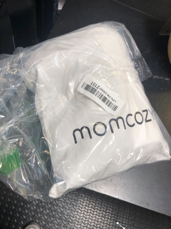 Photo 1 of Momcozy Baby Carrier AirMesh - The Perfect Summer Sling for Newborns to Toddler 8-35 lbs - Cooling Fabric Baby Wrap, Hands Free, Lightweight and Ergonomic, Black
