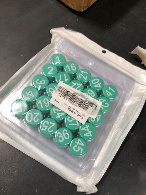 Photo 1 of Magnetic Numbers 1-100 Green