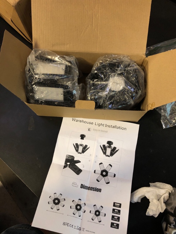 Photo 1 of 2 Pack Warehouse Lights