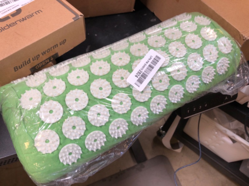 Photo 1 of Prosource Acupressure Neck Roll Pillow with Thermal Heat for Neck Pain, Tension and Headaches