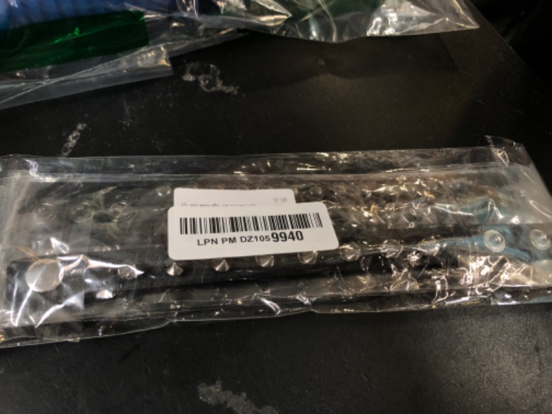 Photo 1 of Leather Emo Studded Bracelets Pack of 3