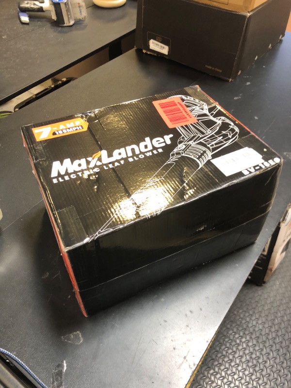 Photo 1 of MAXLANDER Leaf Blower Corded, 7-AMP 350CFM/155MPH Electric Leaf Blower, Lightweight Handheld Small Leaf Blowers for Lawn Care