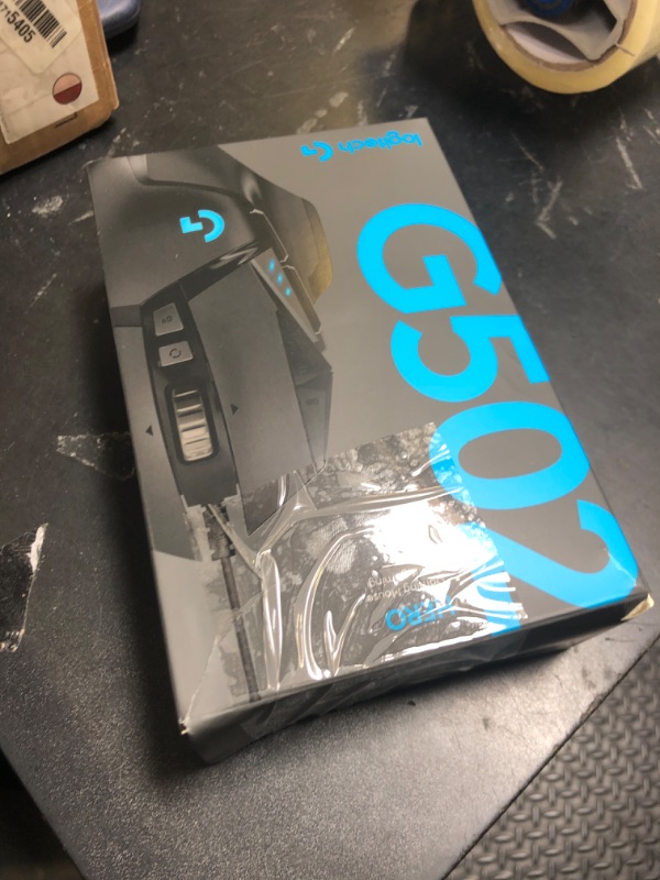 Photo 1 of Logitech G502 HERO High Performance Wired Gaming Mouse, HERO 25K Sensor, 25,600 DPI, RGB, Adjustable Weights, 11 Programmable Buttons, On-Board Memory, PC / Mac